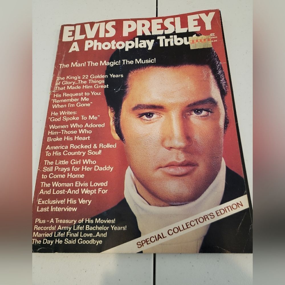 Elvis Presley Photoplay Tribute Magazine